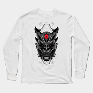 devil head mask Long Sleeve T-Shirt